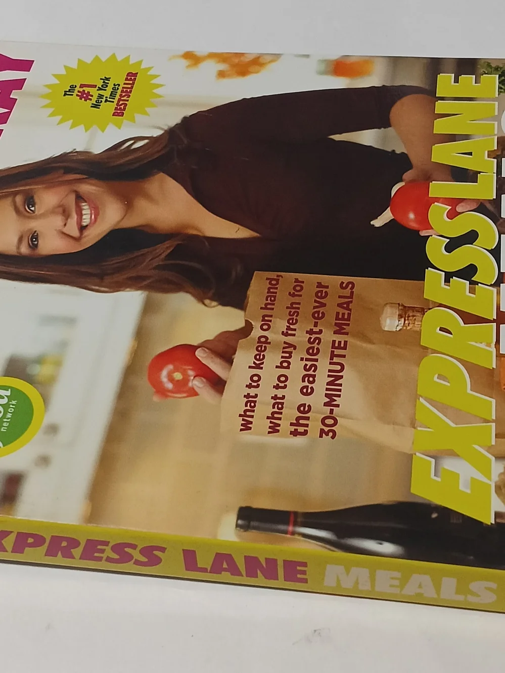 Express Cookbook by Rachael Ray - Pink and Yellow Cover